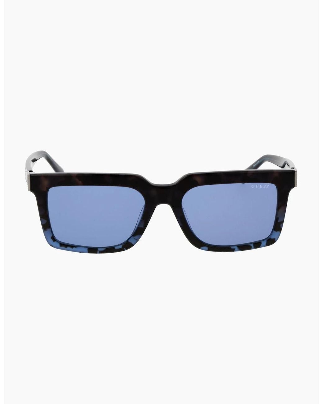 Guess Blue Sunglasses Gu00213 92V 55 for men
