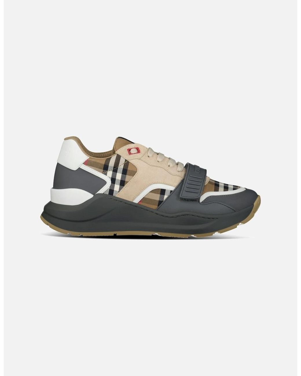 Burberry Natural 'Ramsey Runner' Trainers Taupe for men