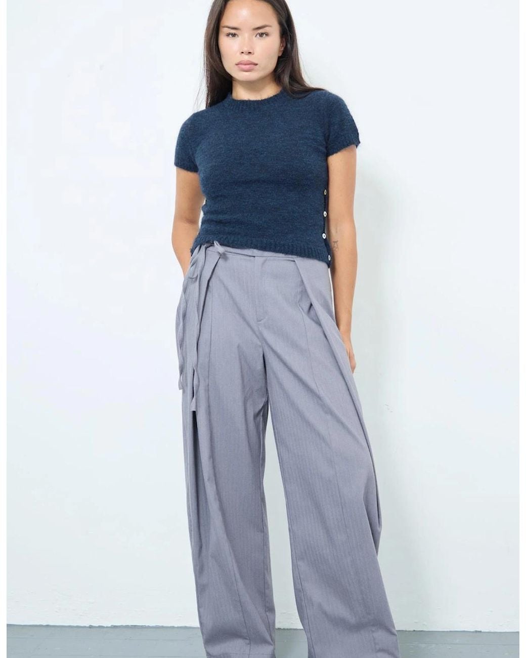 No Emotions UK Blue Twiggy Jumper