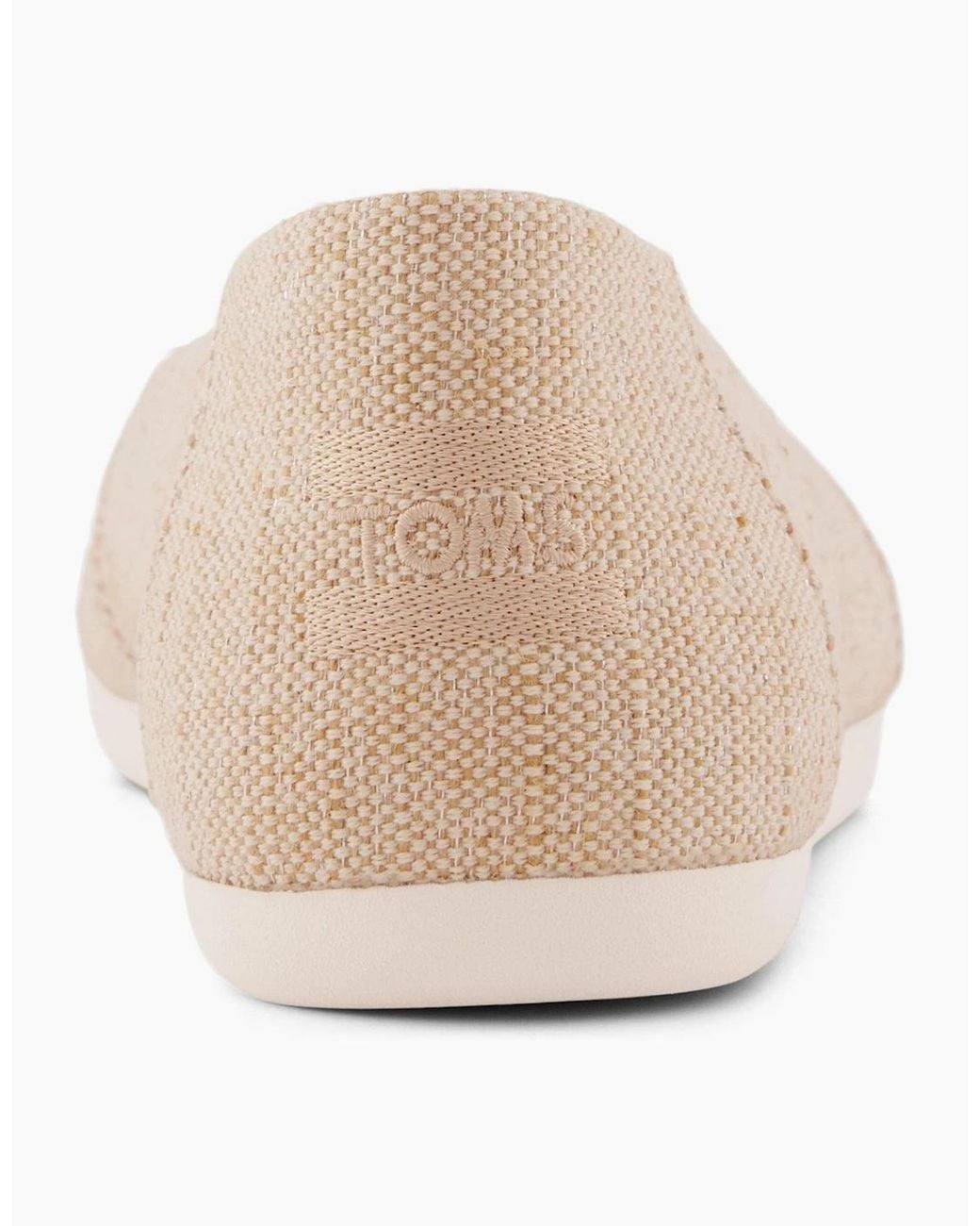 TOMS Natural Alpargata Ballet Textile Champagne Espadrilles