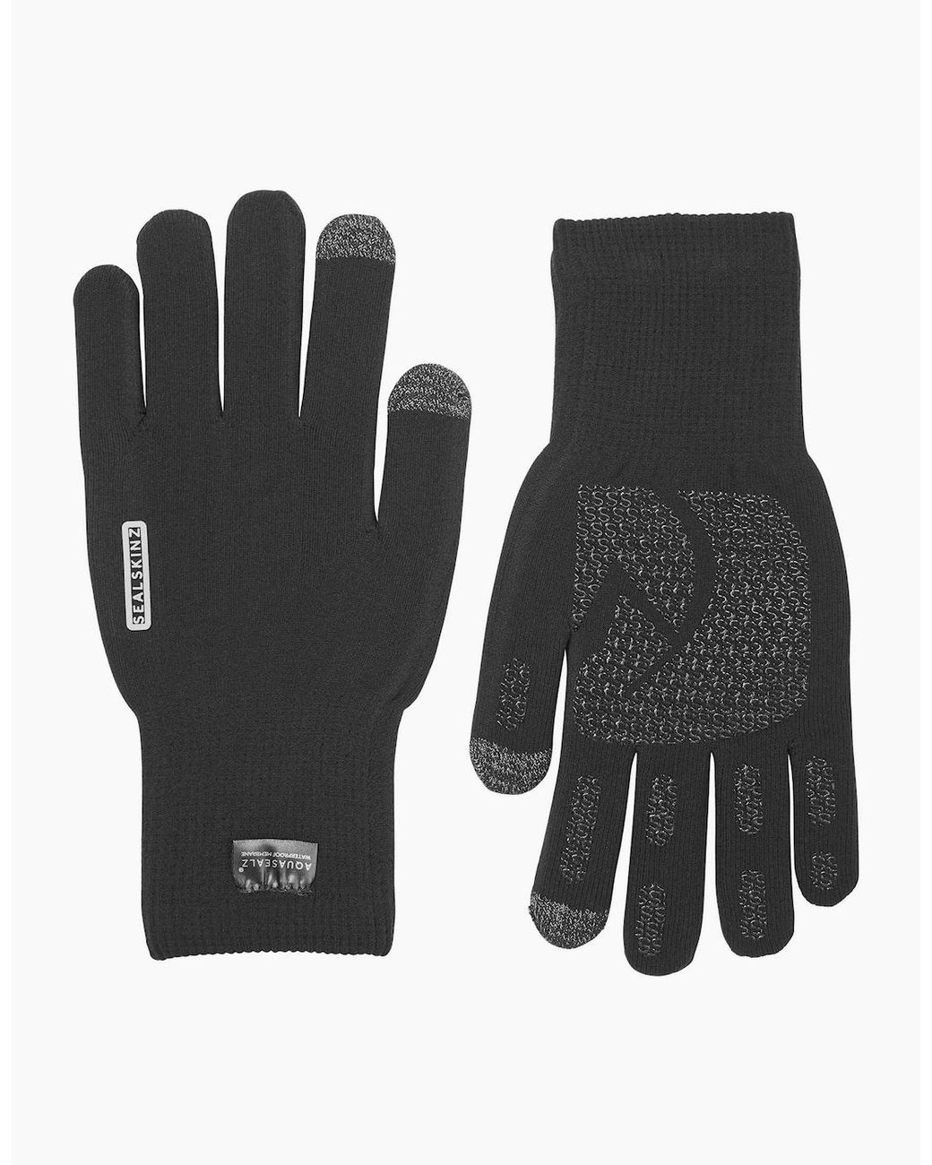 SealSkinz Black Anmer Waterproof Glove for men
