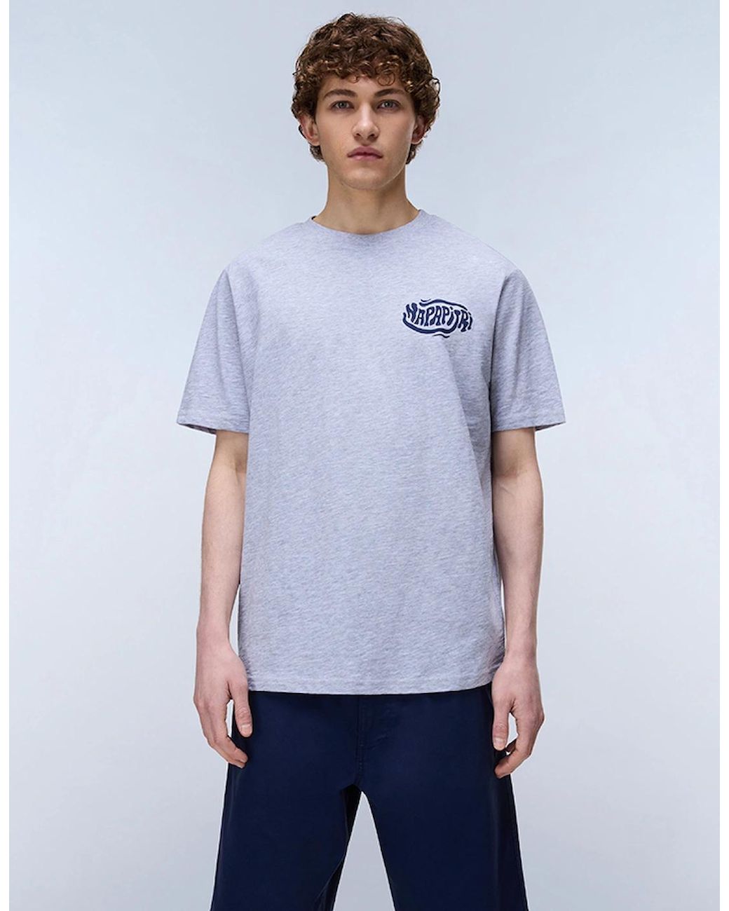 Napapijri Blue Elior Short Sleeve T-Shirt