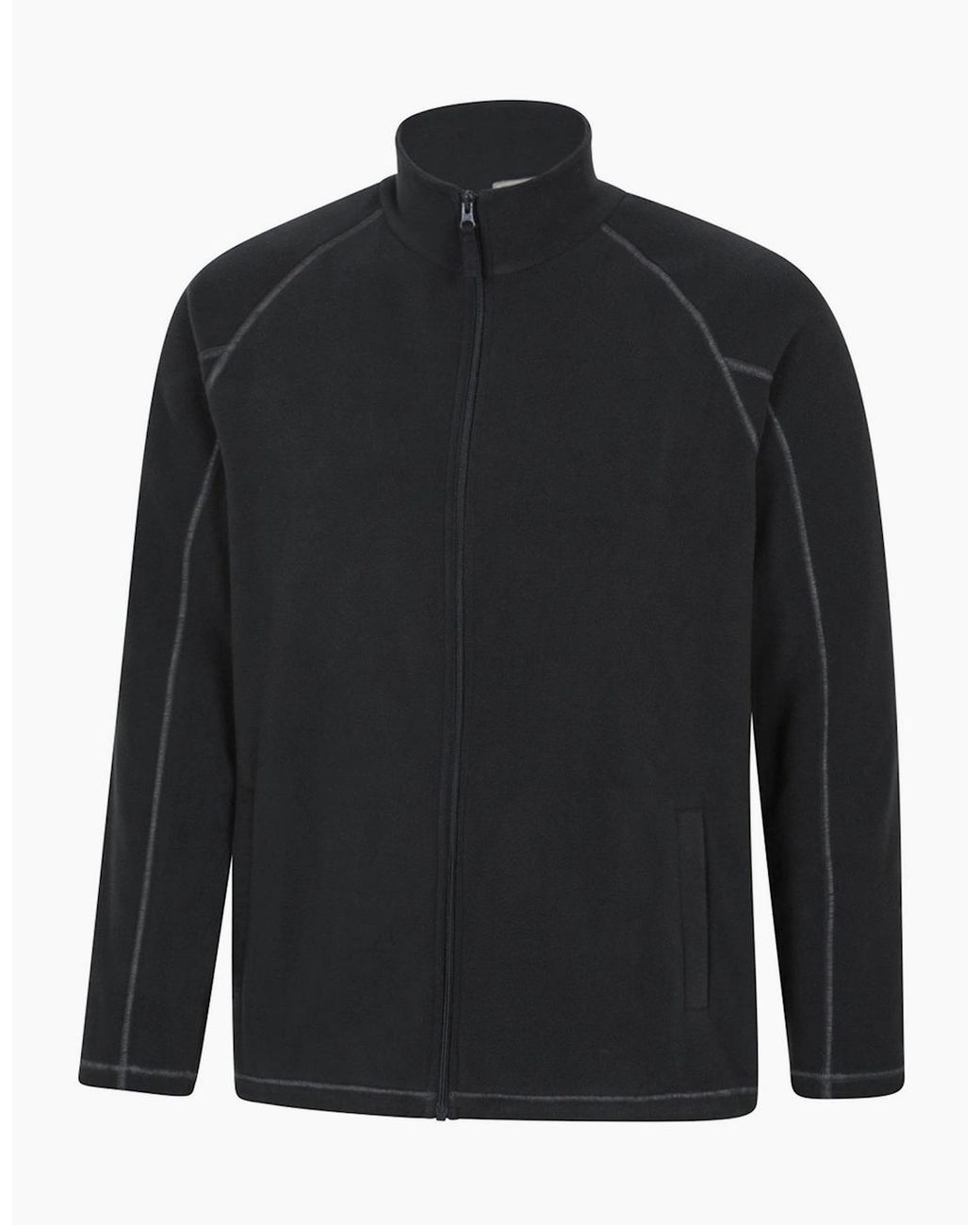 Mountain Warehouse Blue Ashbourne Full Zip Fleece Jacket for men