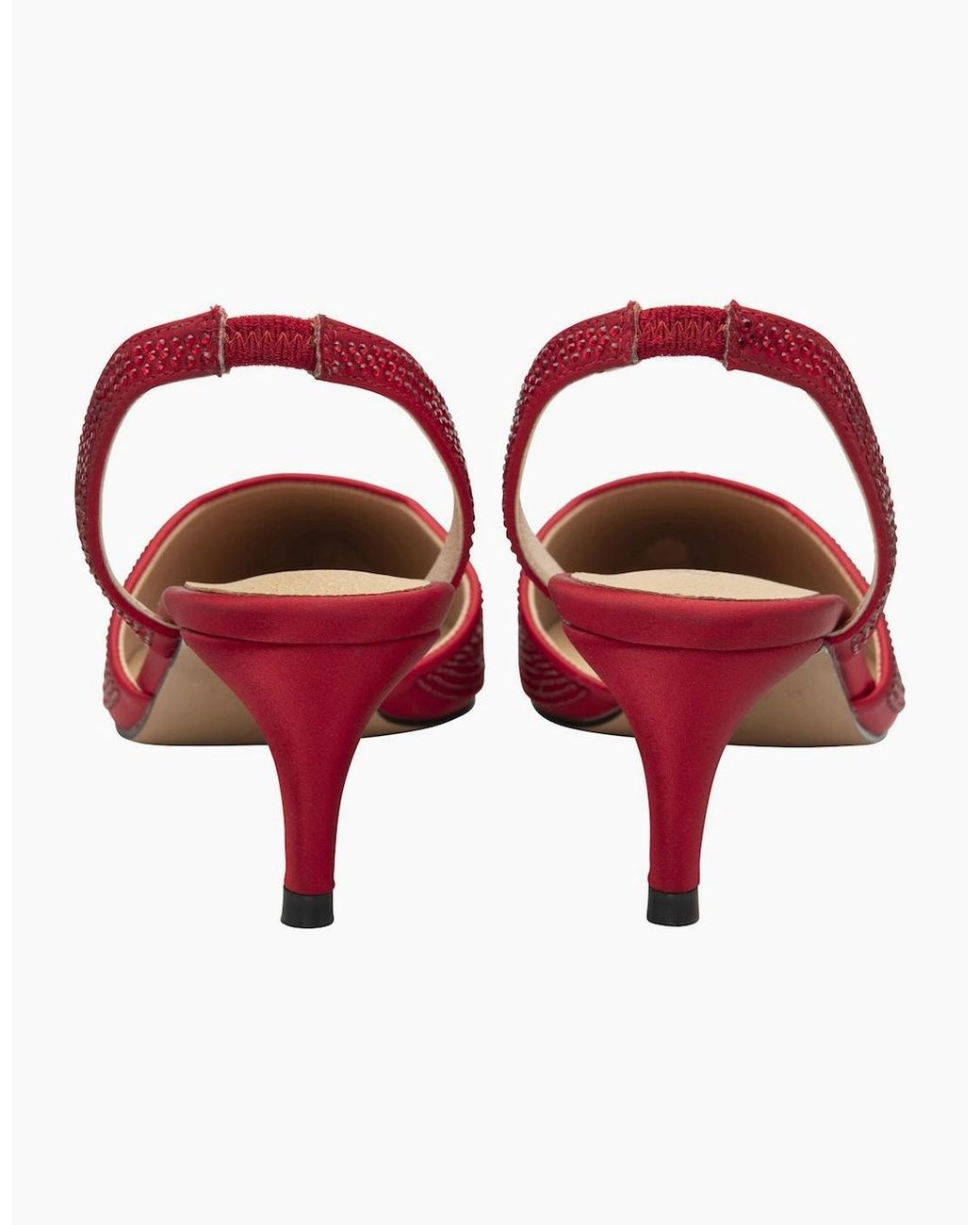 Ravel Red Mallow Court Shoes