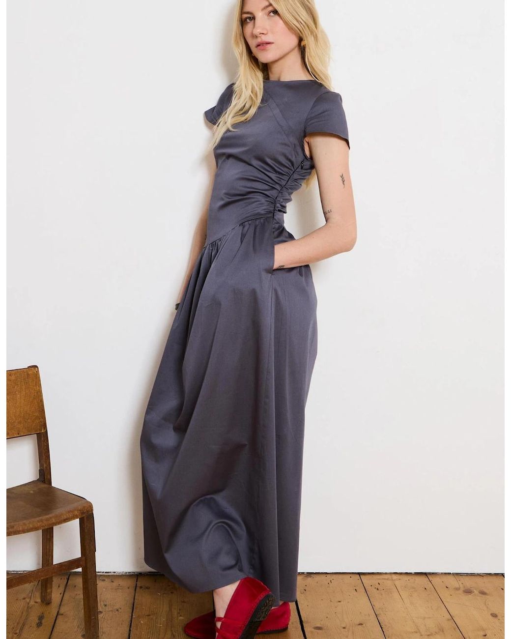 No Emotions UK Purple The Jeanne Dress