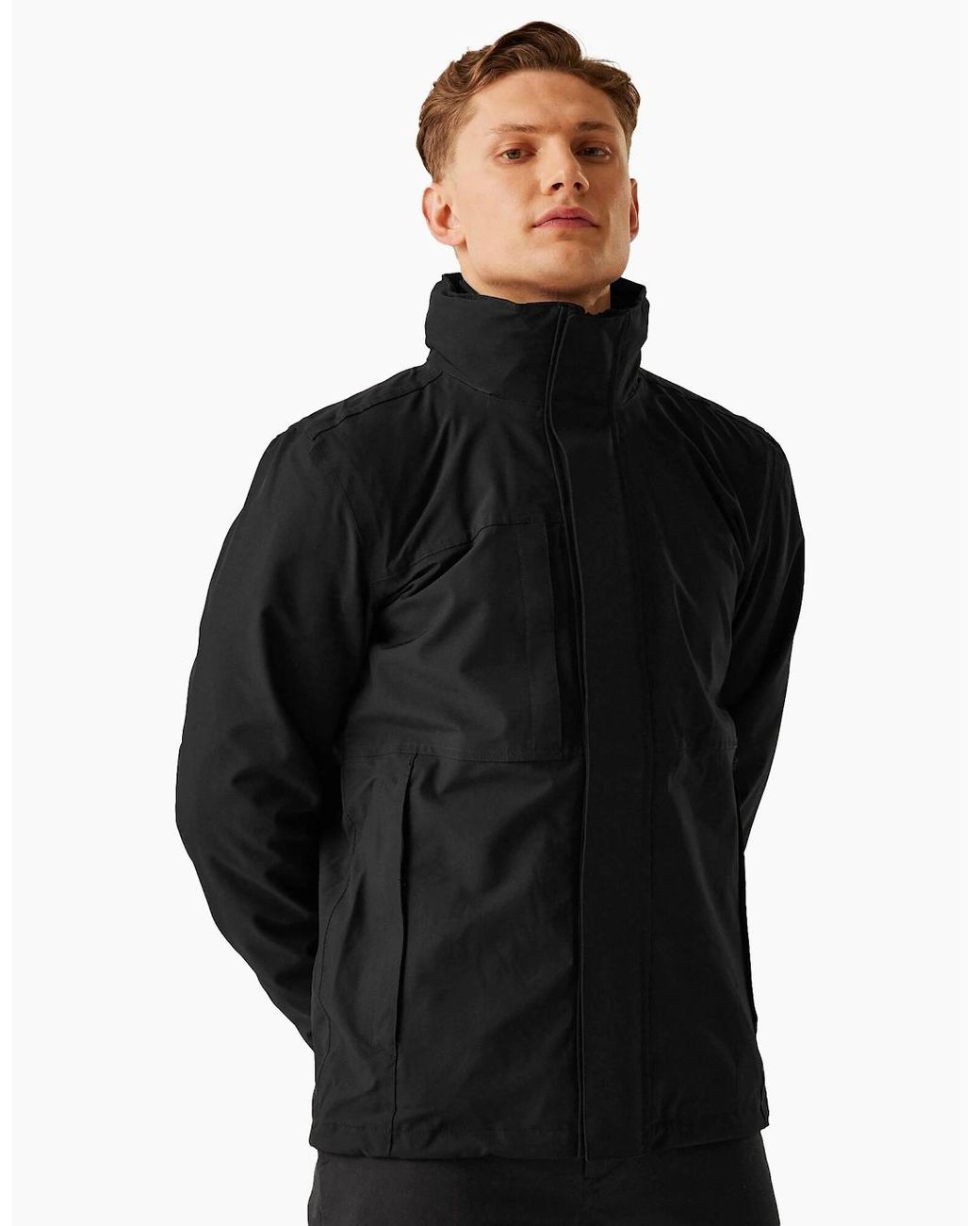 Regatta Black Professional Kingsley 3-In-1 Waterproof Jacket for men