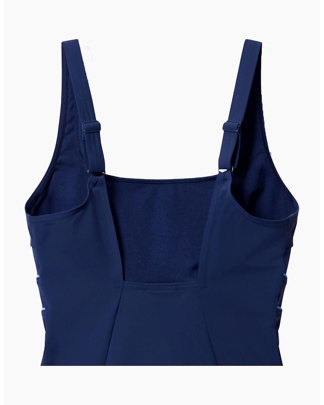 Speedo Blue Ladies Solid Contour Eclipse One Piece Swimsuit