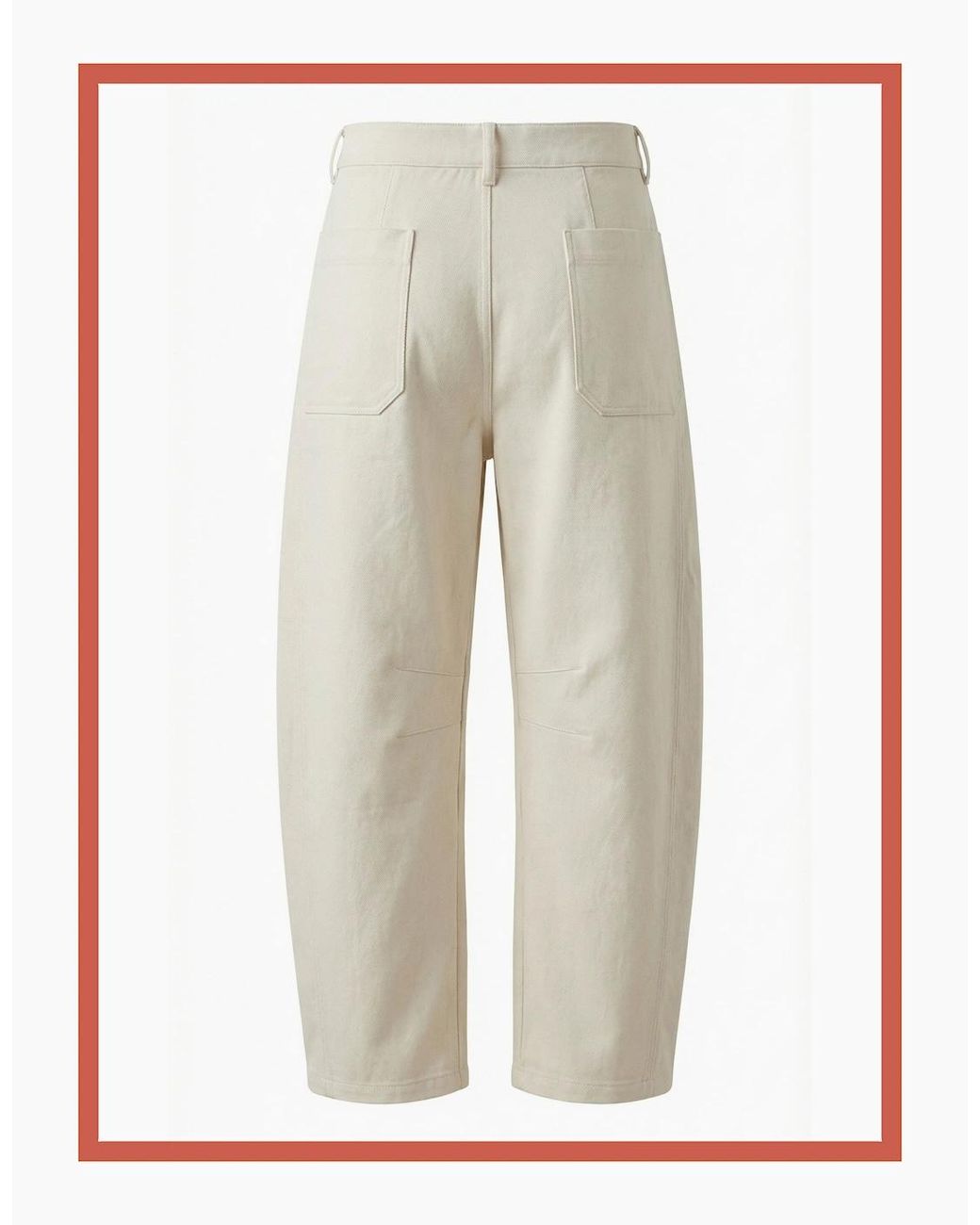Nooki Design Gray Binx Barrel Leg Trousers