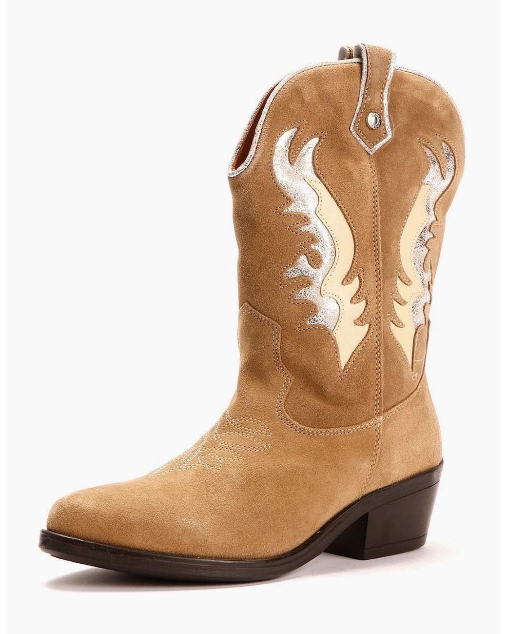 Osprey Brown London The Louisville Leather/Suede Mushroom Boots