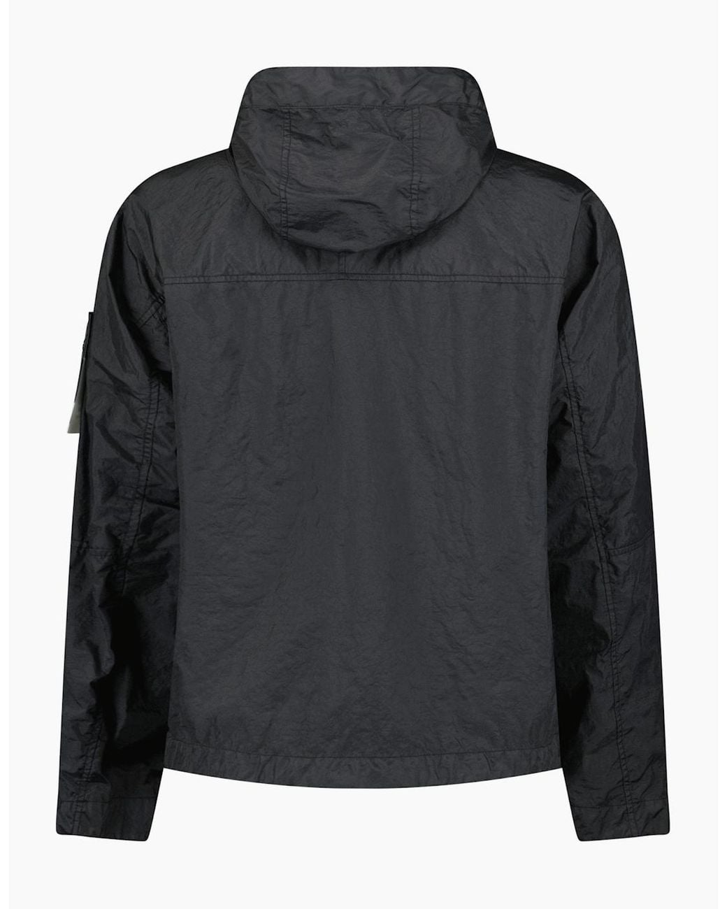 Stone Island Black Membrana 3L Tc Hooded Jacket for men