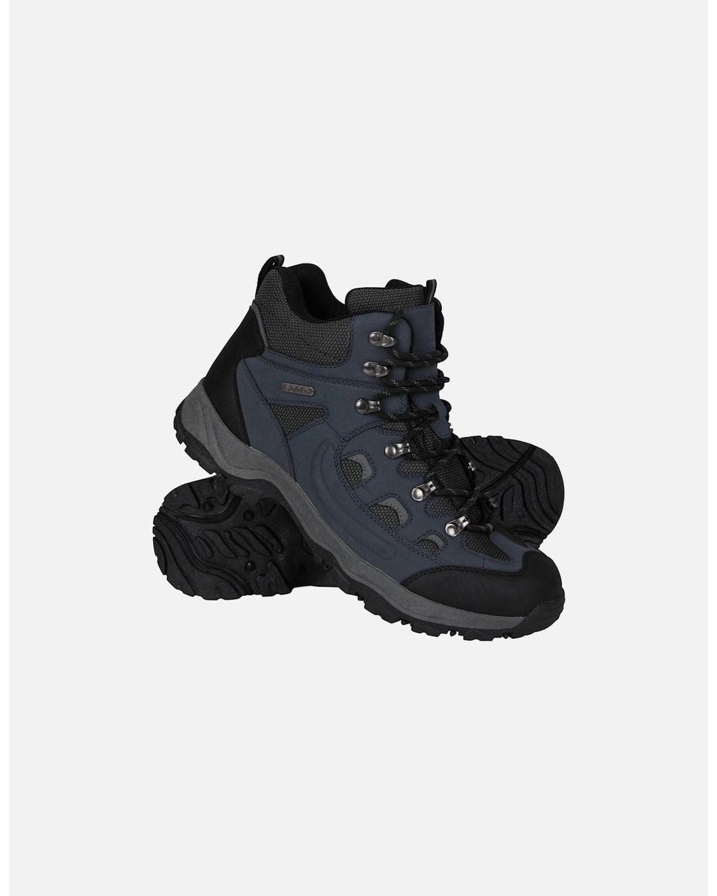 Mountain Warehouse Black Adventurer Waterproof Hiking Boots for men