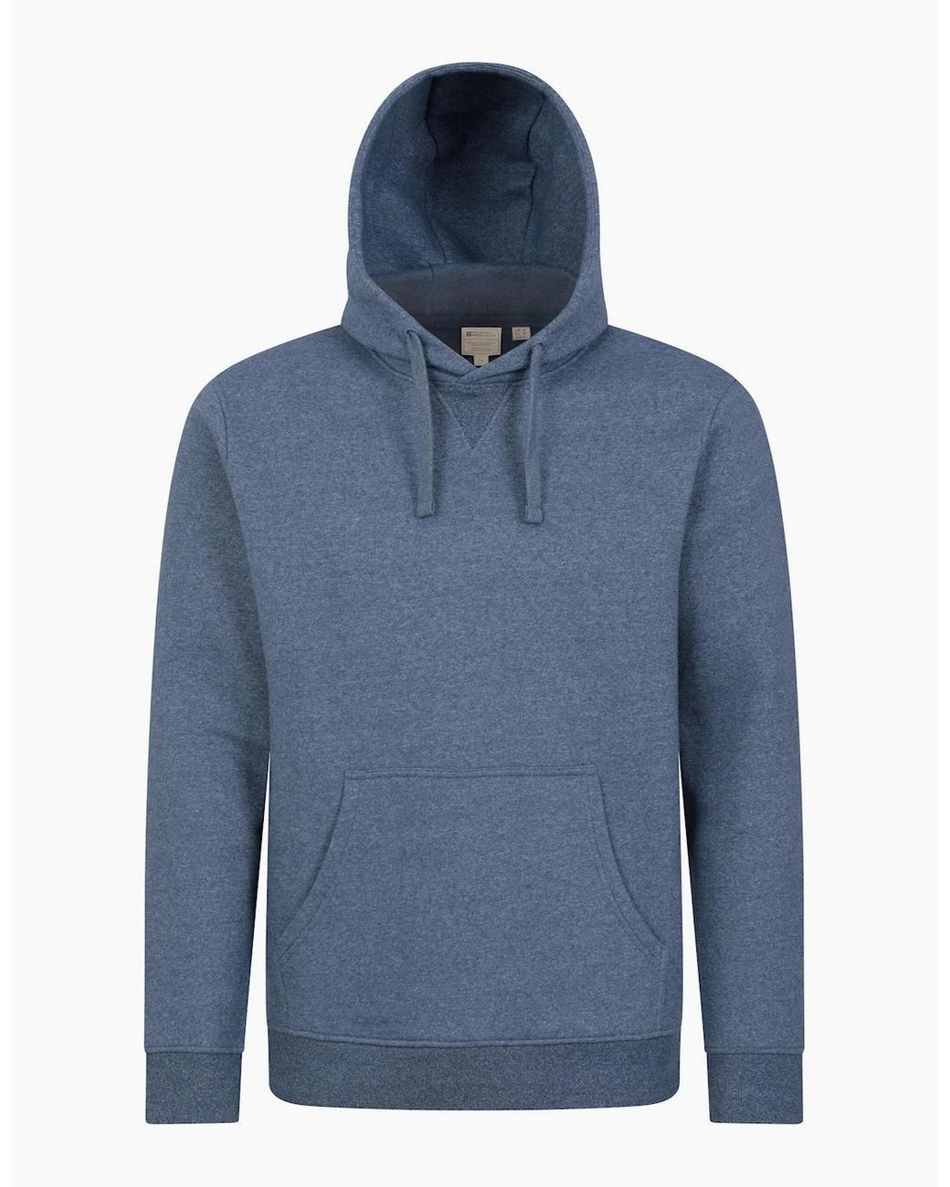 Mountain Warehouse Blue Dorset Plain Hoodie for men