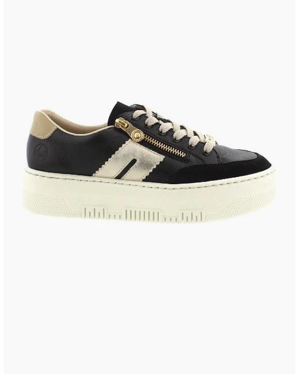 Rieker Black Ladies Sneakers M1912-00