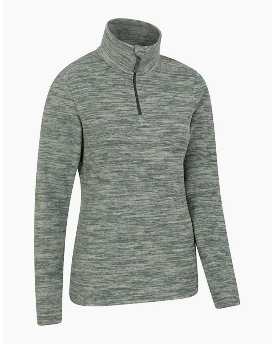 Mountain Warehouse Gray Ladies Snowdon Melange Fleece Top