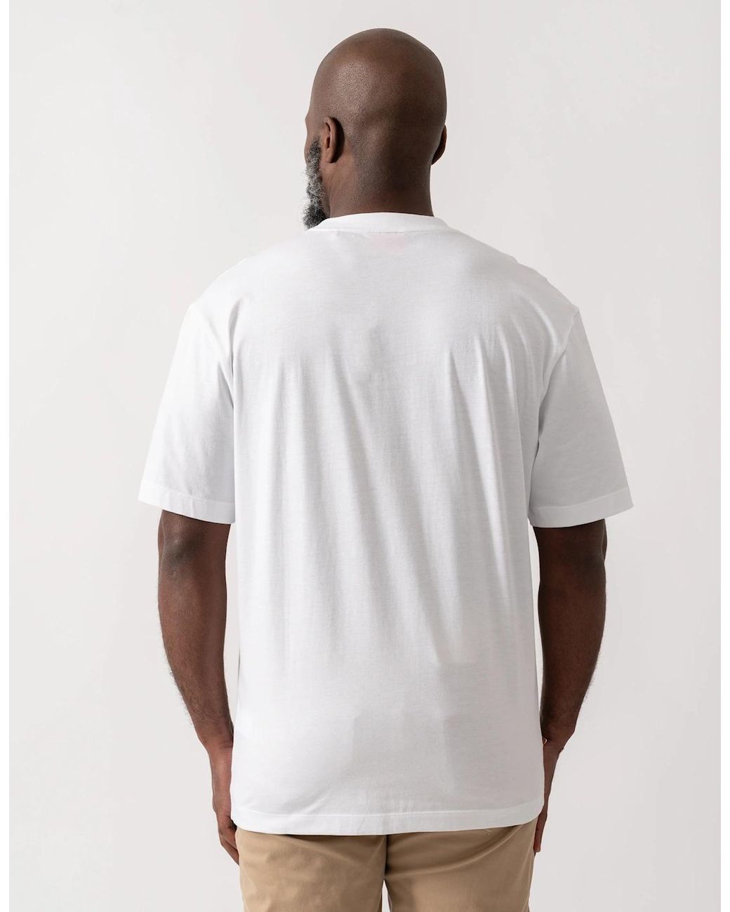 Boss White Hugo Doreston Graphic T-Shirt for men