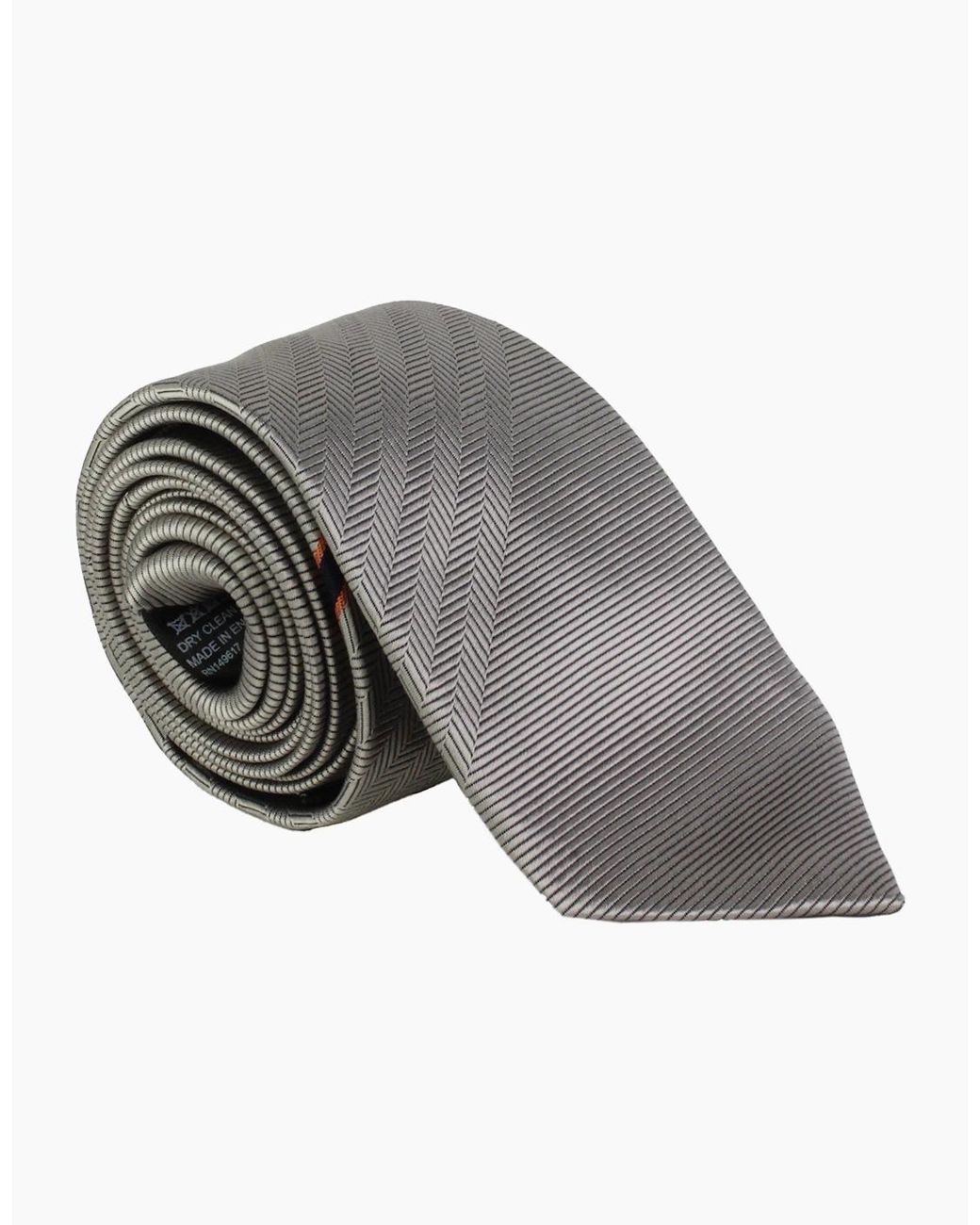 Dunhill Gray Tie for men