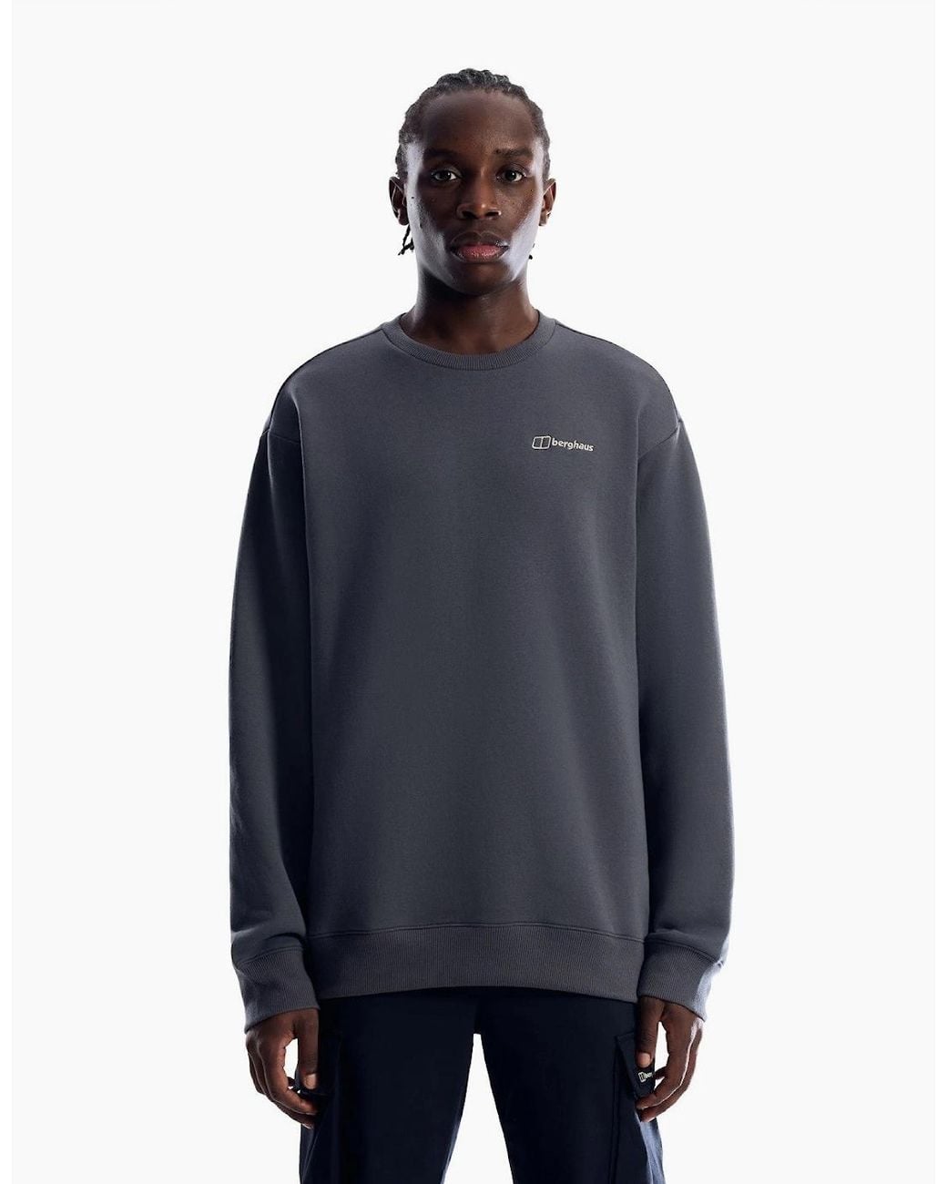 Berghaus Blue Essential Logo Sweatshirt for men