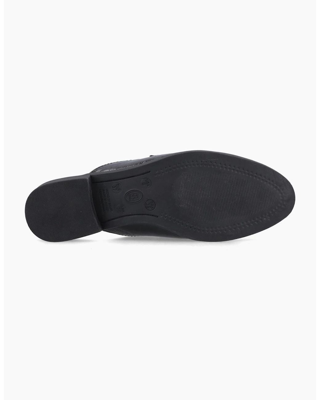 Hush Puppies Black Calla Leather Mules