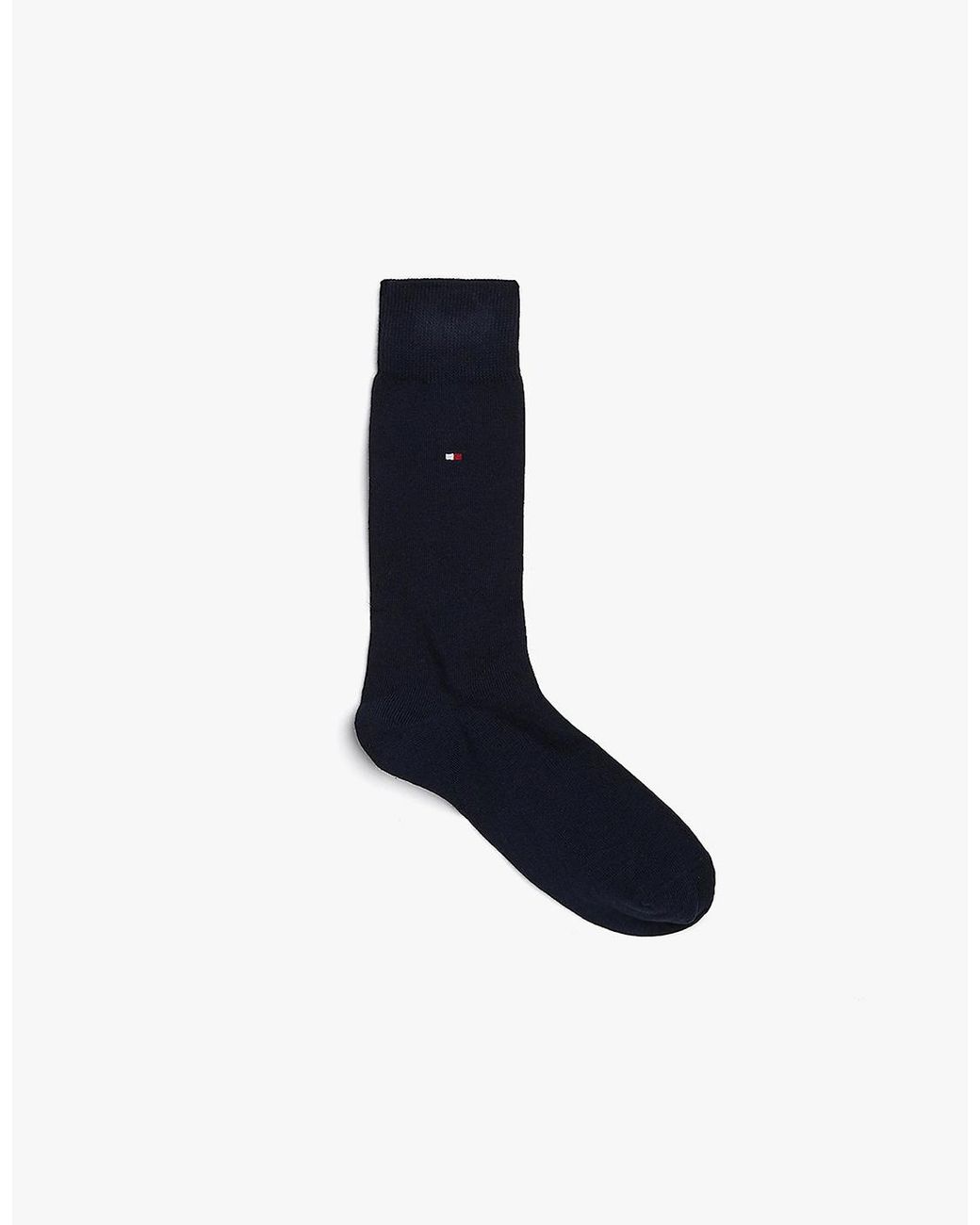 Tommy Hilfiger White Original Trunk & Sock Gift Set Buffalo Check for men