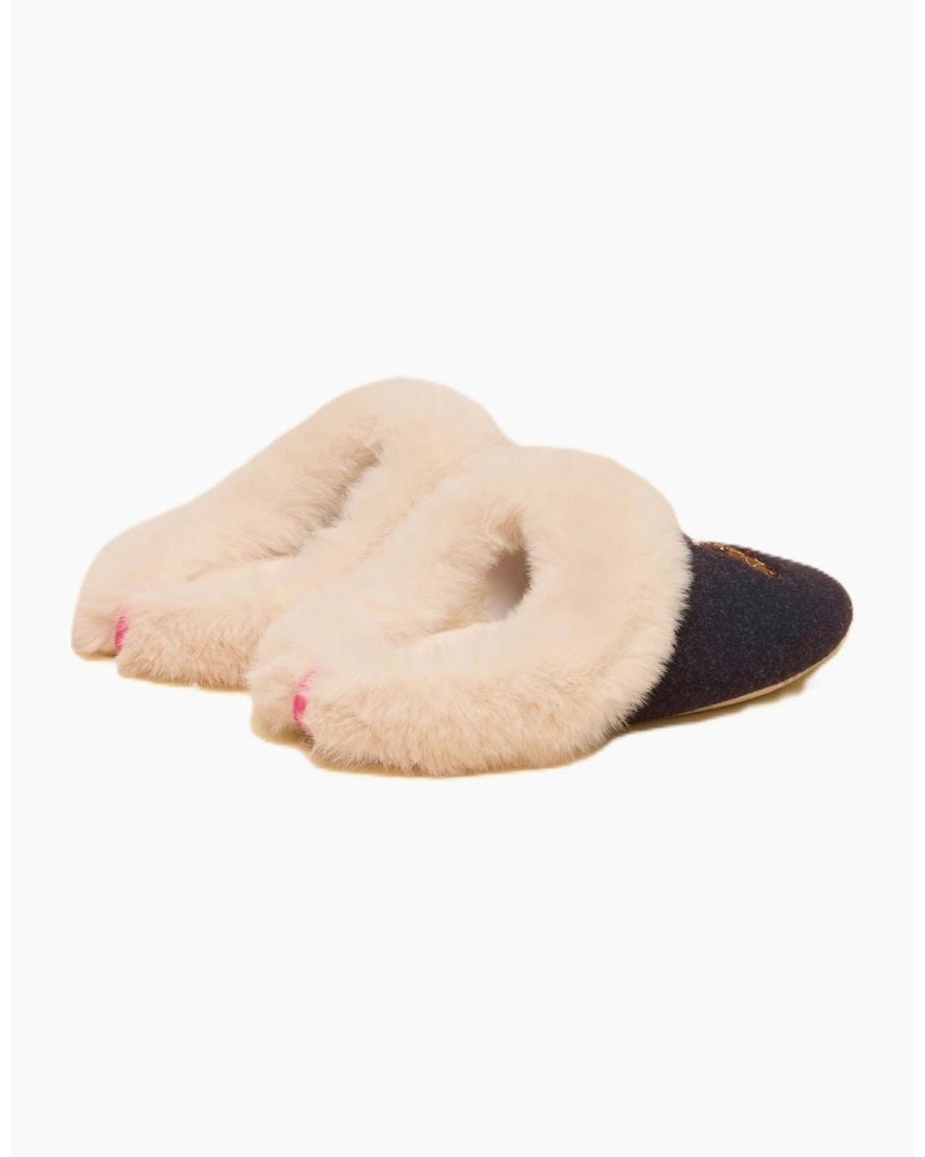 Joules Blue Slippet Luxe Horse Slippers