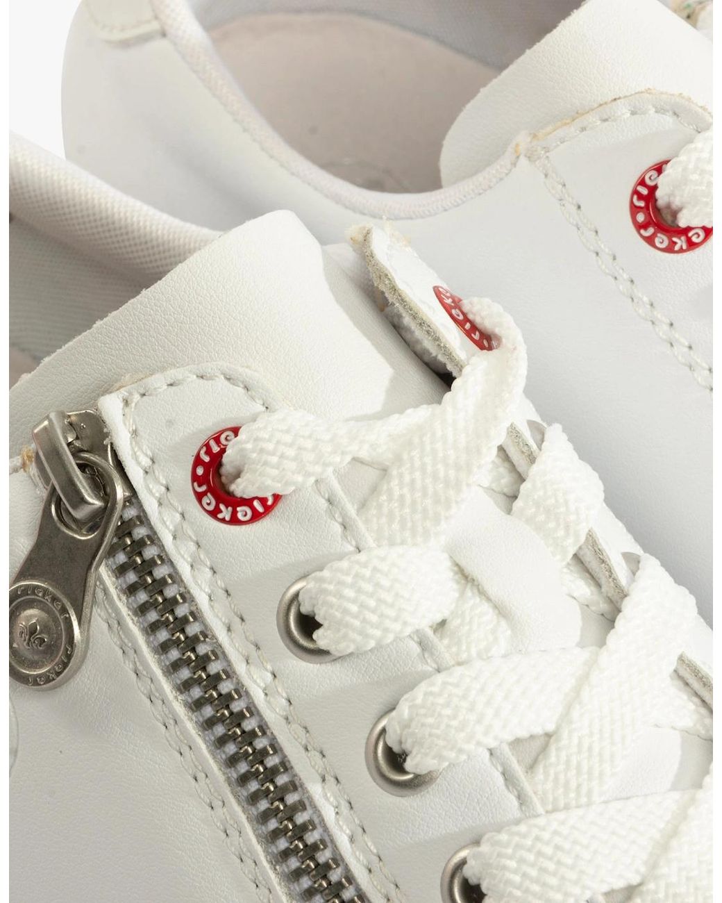 Rieker White N0900-81 Shoes