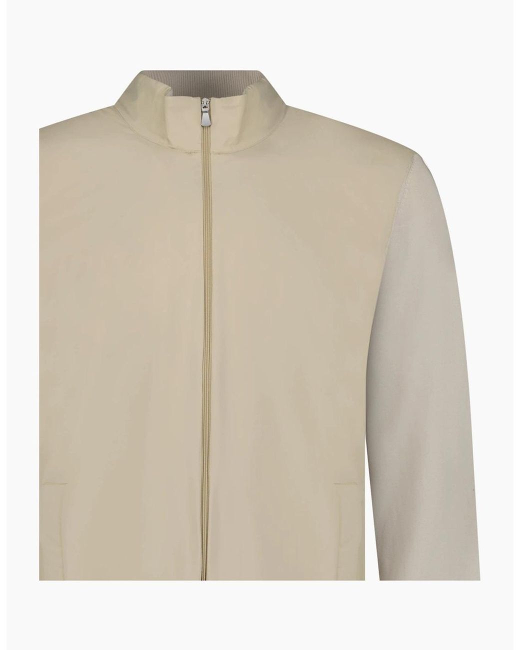 Gran Sasso Natural Zip-Up Jacket for men