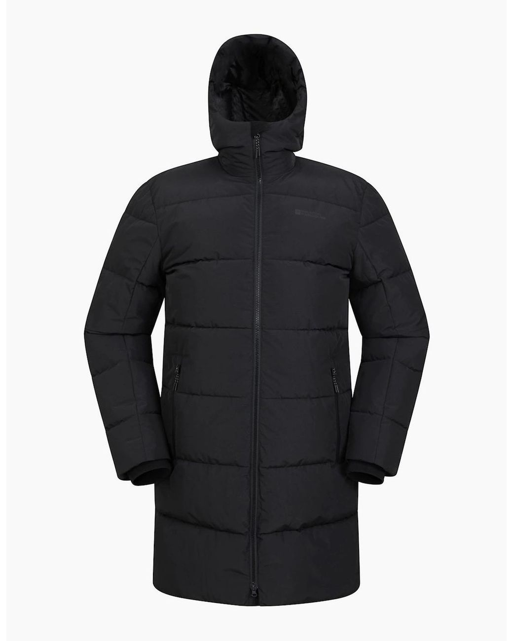 Mountain Warehouse Blue Vortex Longline Padded Jacket for men