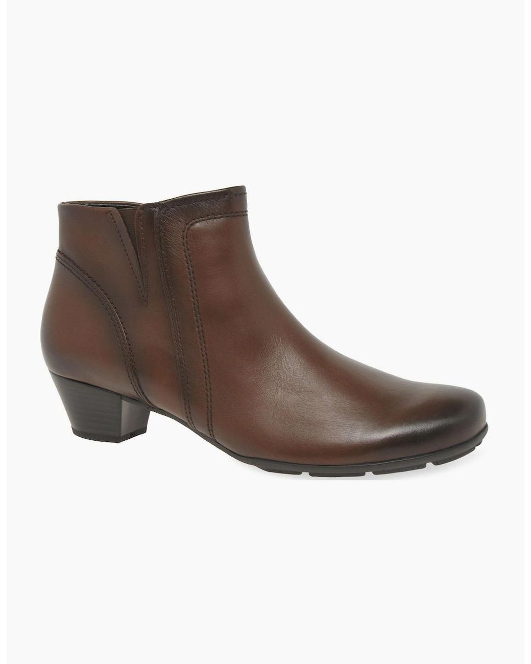 Gabor Brown Heritage Ankle Boots