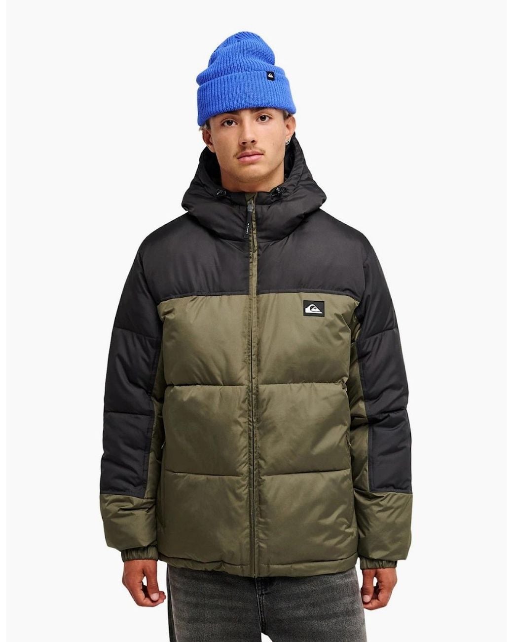 Quiksilver Green Cold Days Quilted Jacket for men