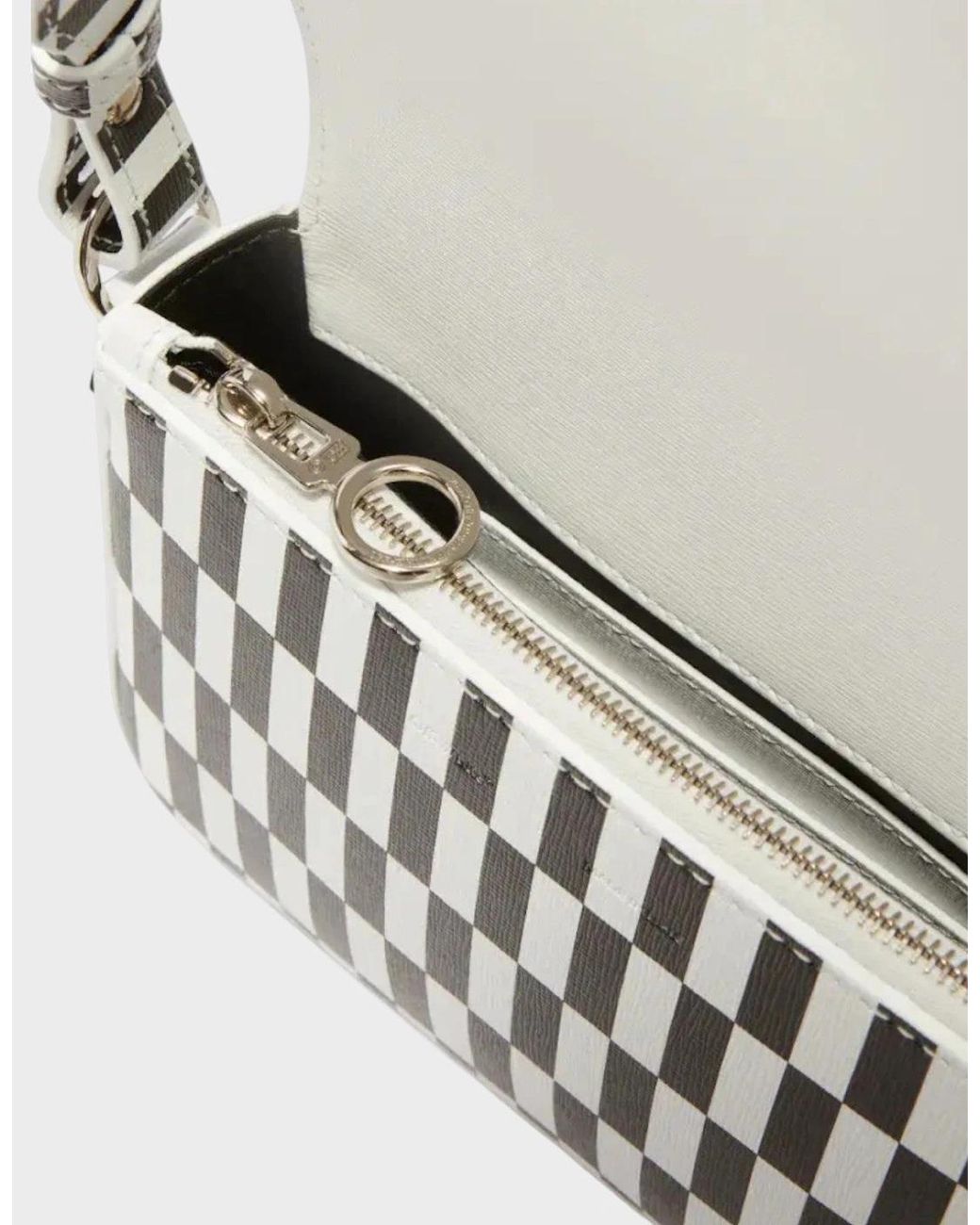 Off-White c/o Virgil Abloh White Optical Mini Flap Bag