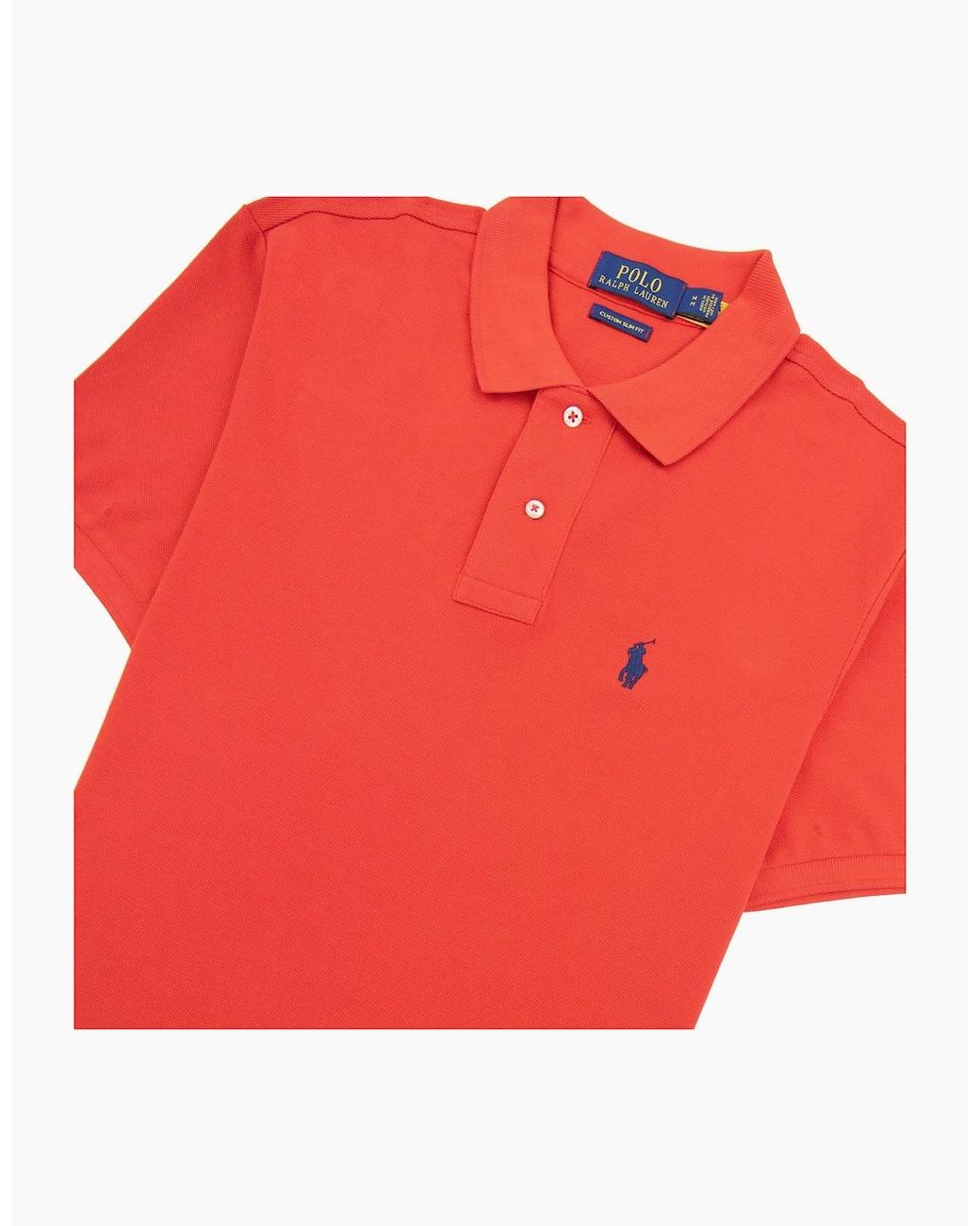 Polo Ralph Lauren Red Custom Slim Fit Polo 2000 for men