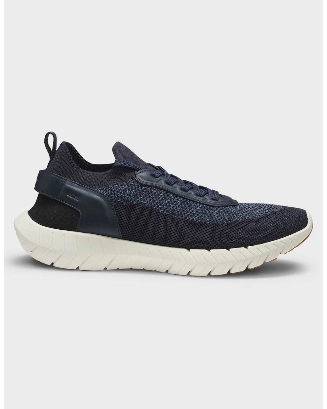 Boss Blue Boss Motion Sock Trainers With Knitted Uppers for men