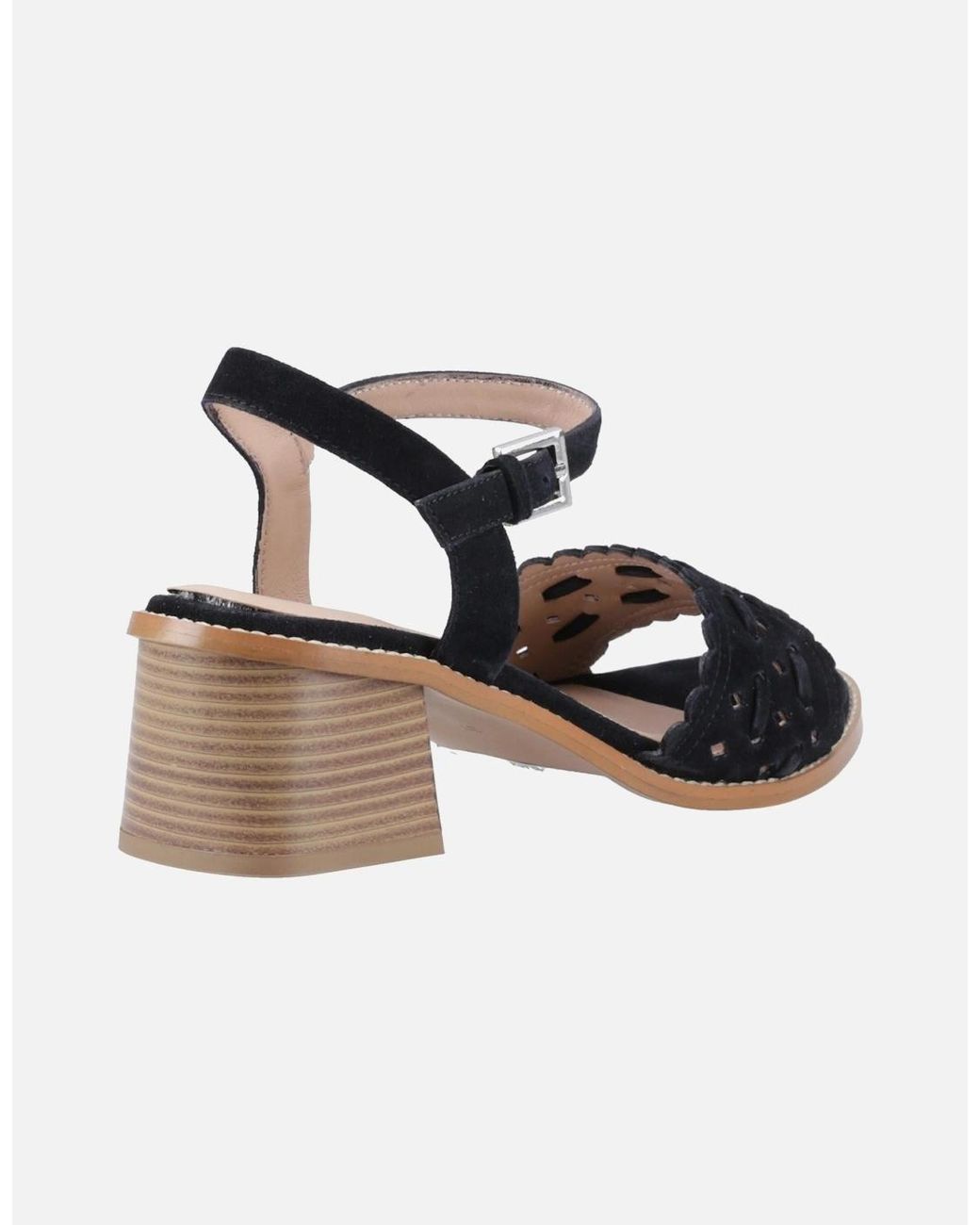 Hush Puppies Black Lacie Heeled Sandal