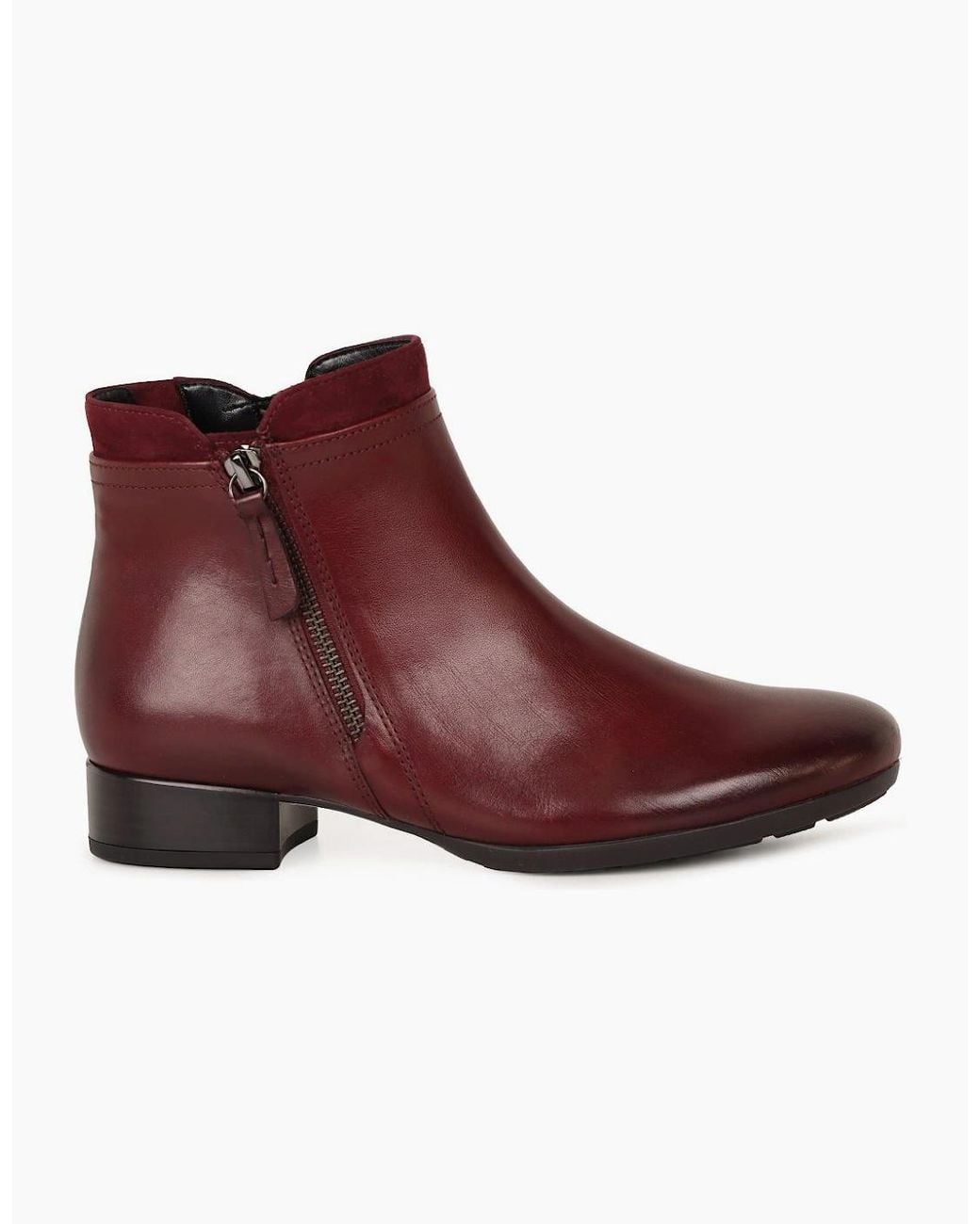 Gabor Purple Briano Ankle Boots