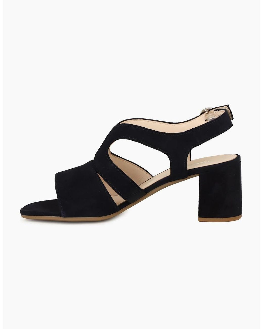 Gabor Black Adventure Heeled Sandal