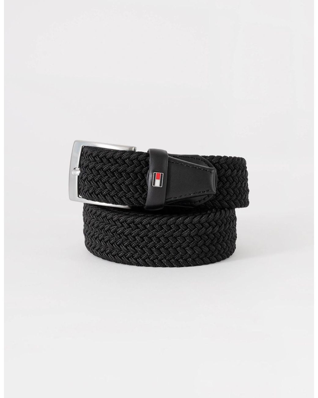 Tommy Hilfiger Black Adan Belt 3.5Cm for men