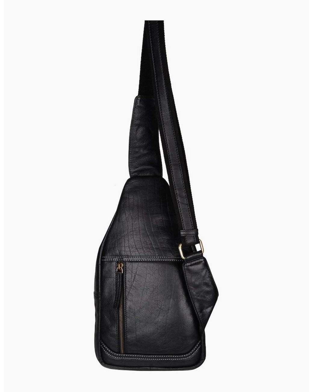 Lakeland Leather Black Keswick Sling Bag