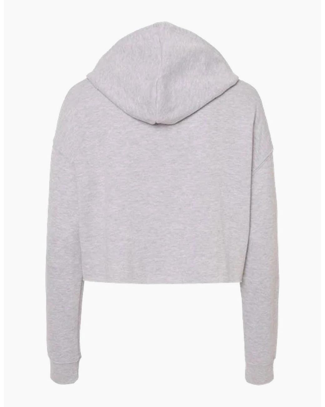 Miso Gray Cropped Hoodie