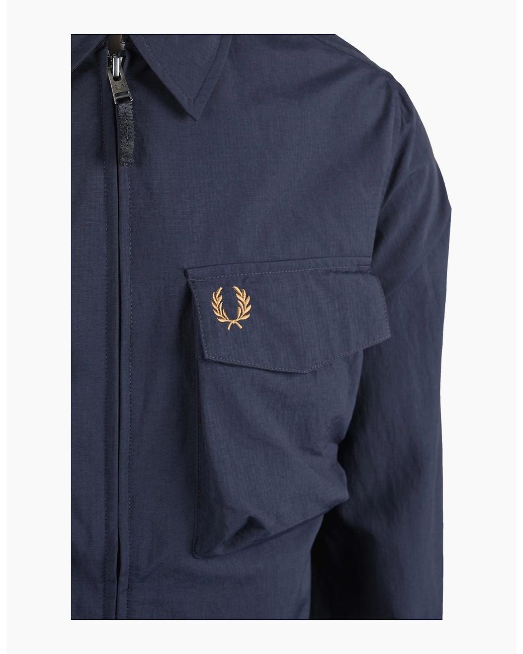 Fred Perry Black Half Zip Sweatshirt/ Snow/ Bronze for men