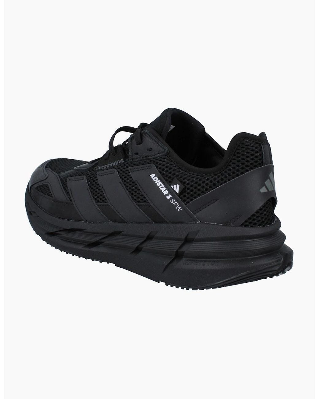 Adidas Black Adistar 3 Sportswear Running Trainers Jq0755 for men
