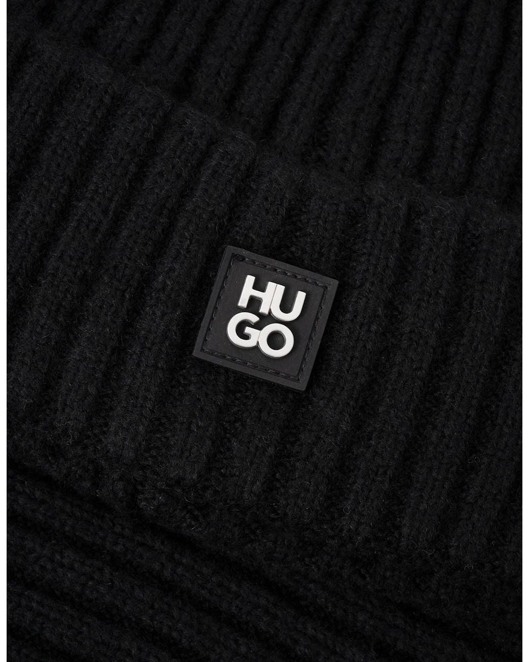 Boss Red Hugo Zasgo Beanie And Scarf Gift Set for men