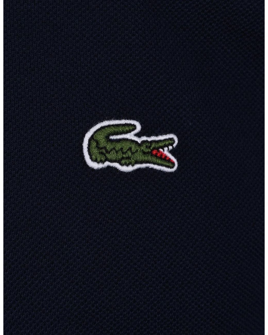 Lacoste Blue L.12.12 Pique Cotton Polo Shirt for men