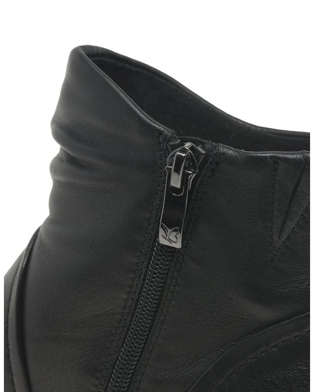 Caprice Black Fearne Ankle Boots