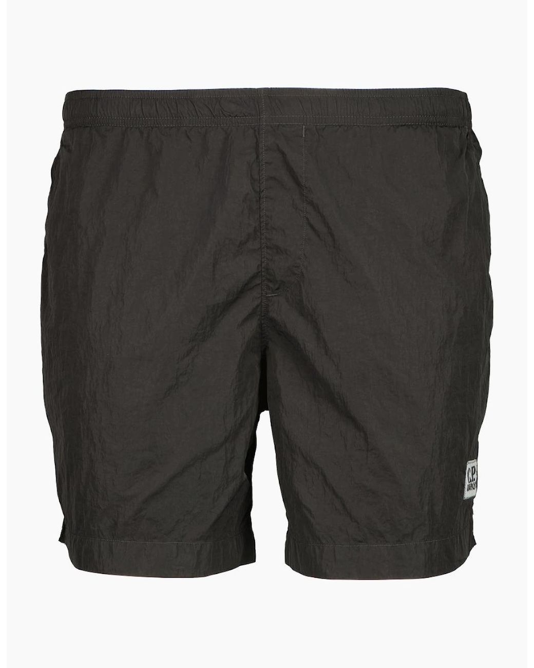 C P Company Gray Chrome-R Boxer Swim Shorts for men