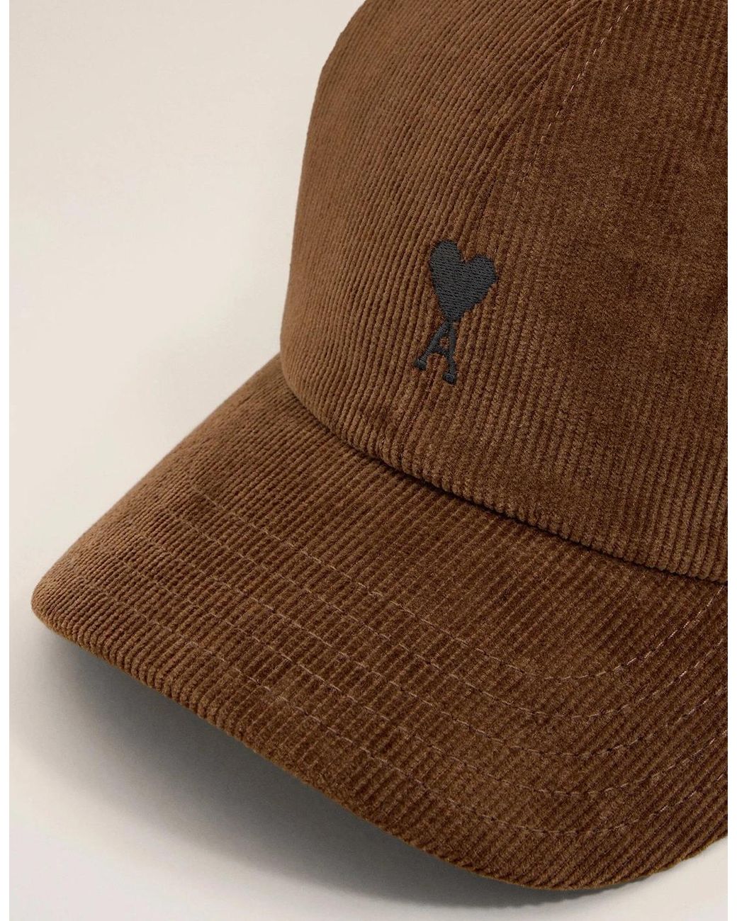 AMI Brown Adc Embroidery Cap for men