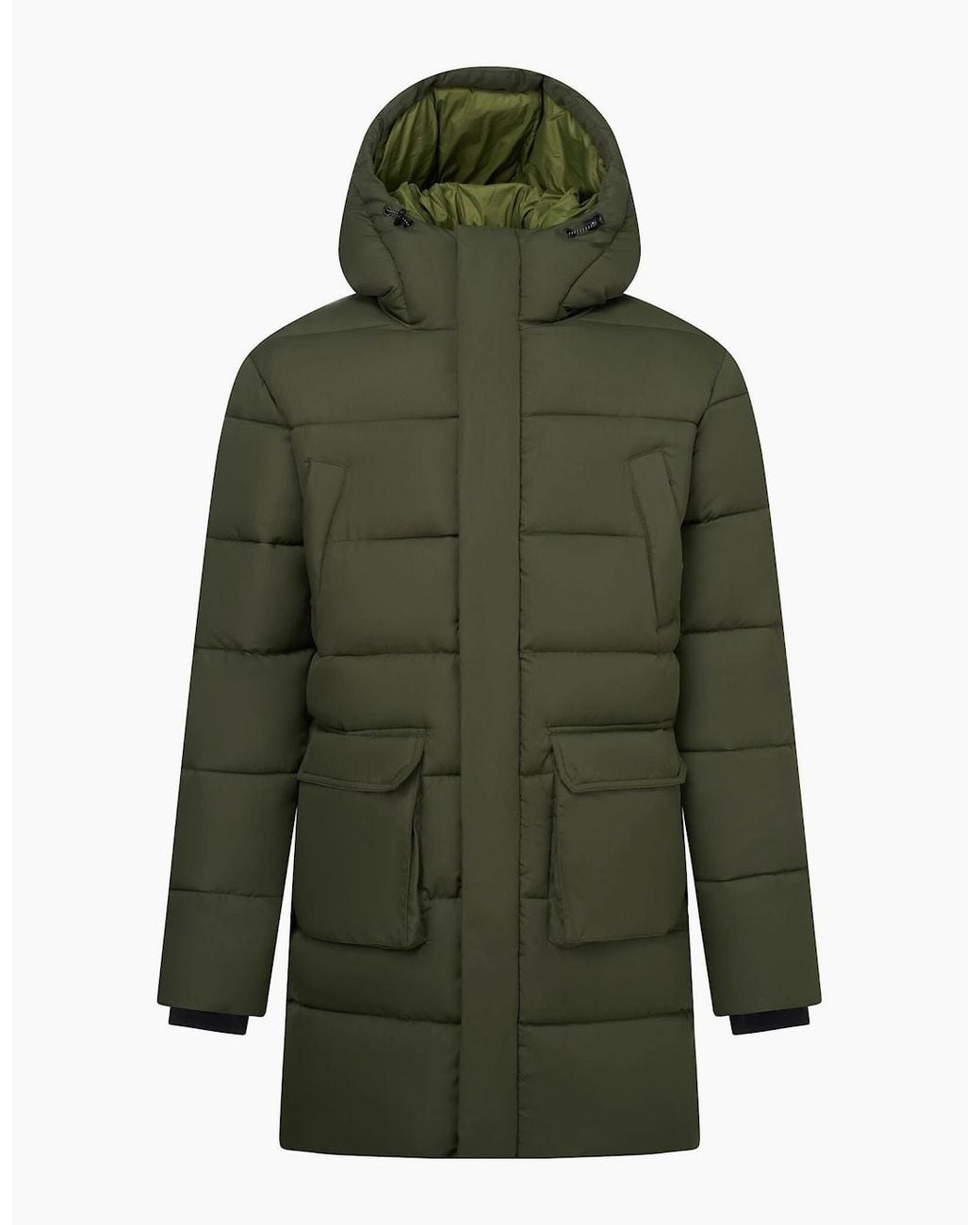 Regatta Green Marek Longline Hybrid Jacket for men