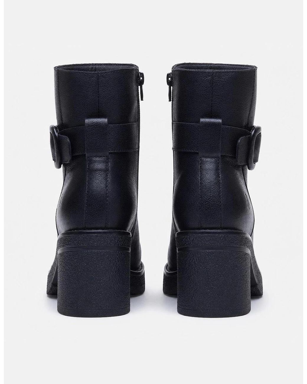 Hush Puppies Blue Fearne Leather Boot Ankle Boots