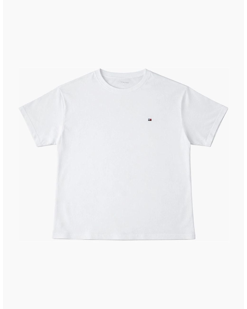 Tommy Hilfiger White Jersey Ss Tee Pyjama Set