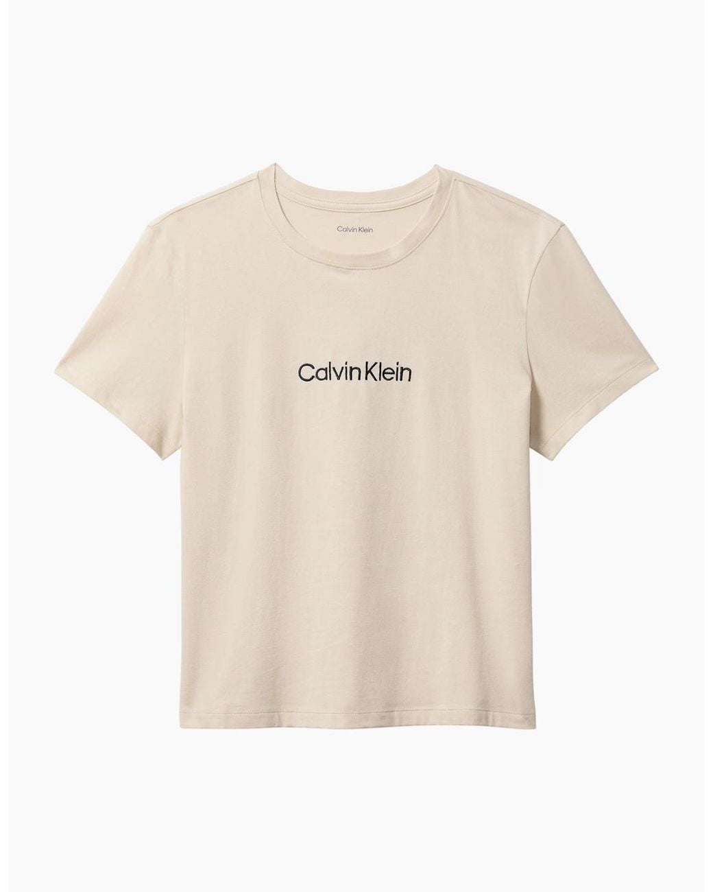 Calvin Klein Natural S/S T Heritage Short Pyjama Set Multicoloured