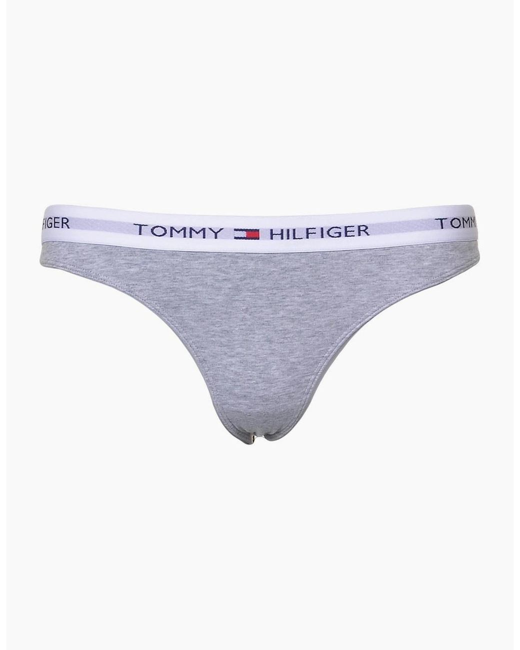 Tommy Hilfiger Purple Iconic Cotton Thong
